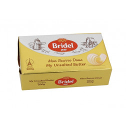 BRIDEL UNSALTED BUTTER 200G